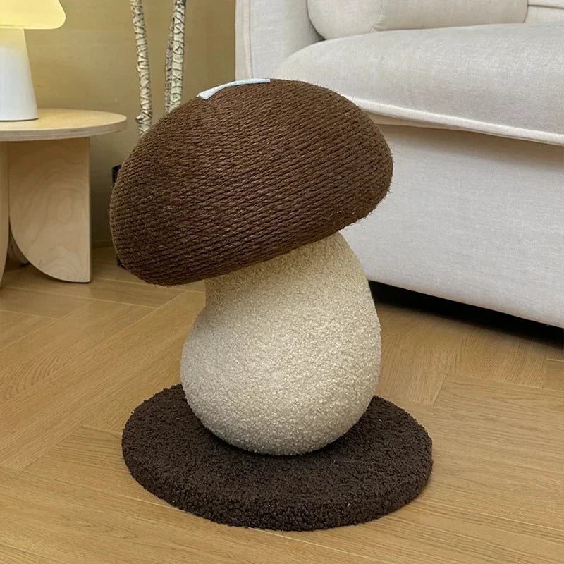 Griffoir Chat Champignon Design Sur Pied