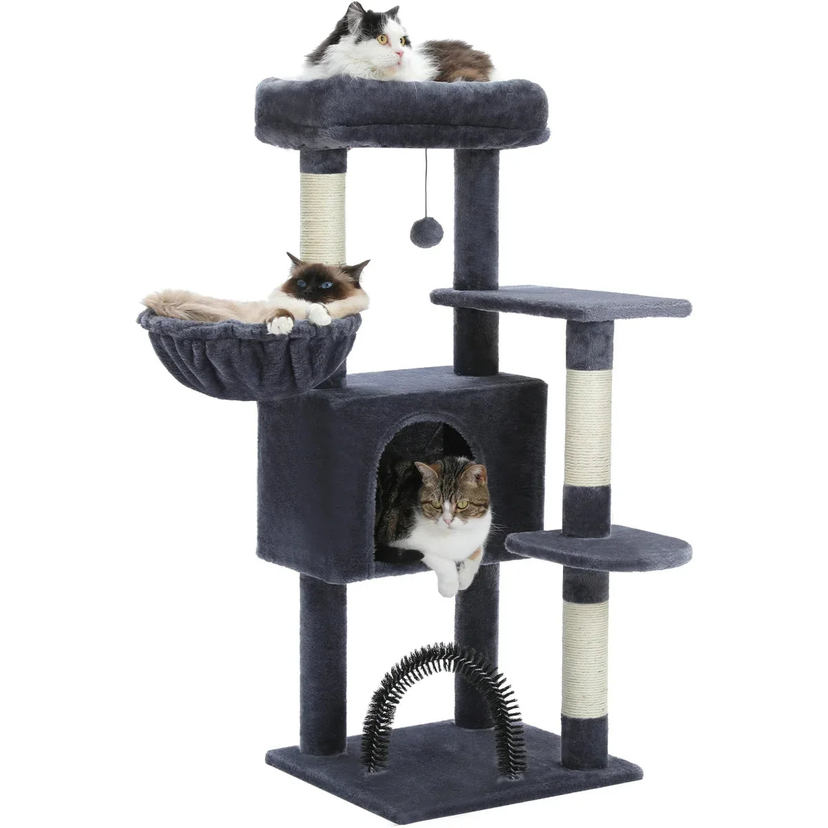 Arbre À Chat Multi - Niveaux Avec Griffoirs, Hamac - Mon Arbre à Chat