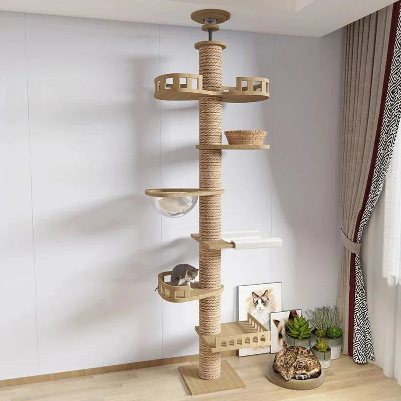 Arbre À Chat Plafond Moderne Multi - Niveaux - Mon Arbre à Chat