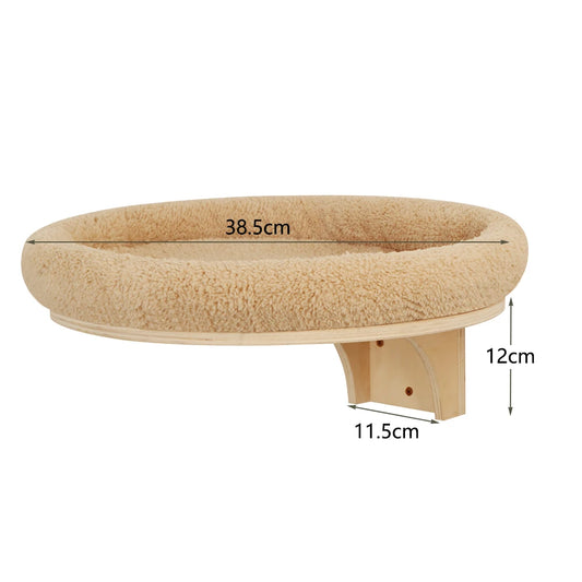 Couchage Mural En Bois Pour Chat 38,5 Cm