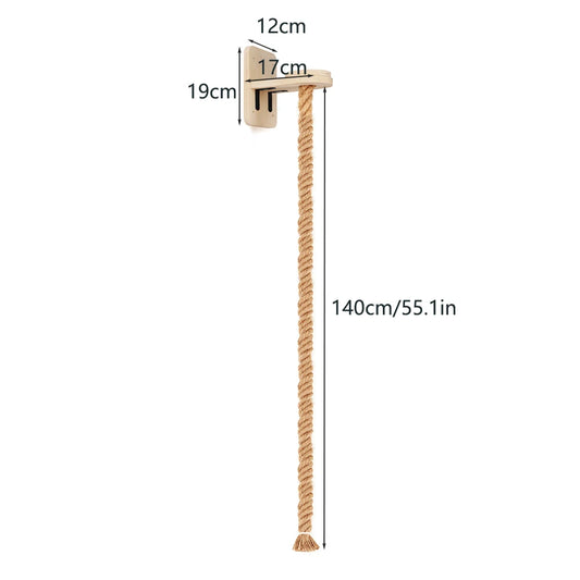 Grimpeur Mural En Corde Sisal Pour Chat