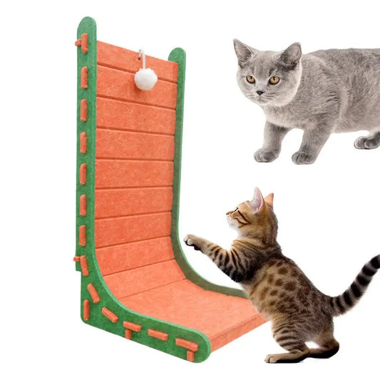 Griffoir Chat En L Avec Balle Interactive Compact