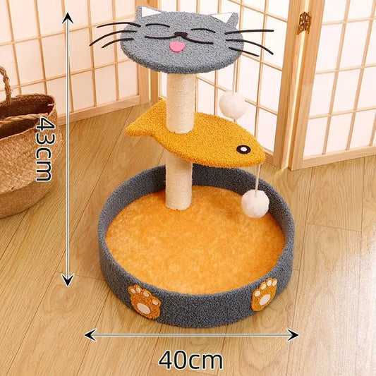 Arbre A Chat Compact Griffoir En Sisal