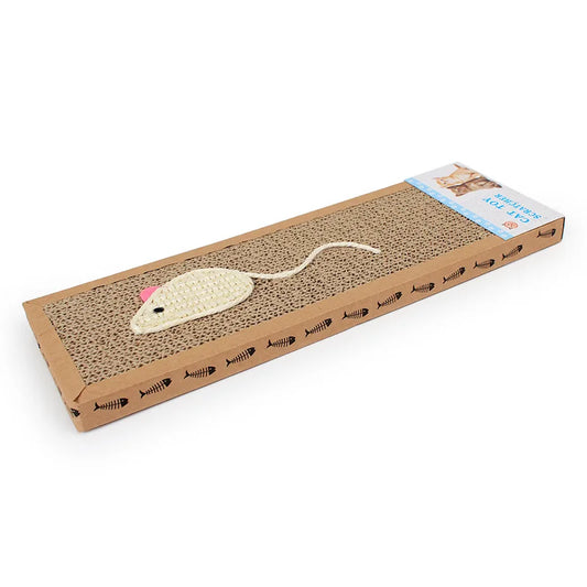 Tapis Griffoir Chat Carton Ondulé 37×12 Cm