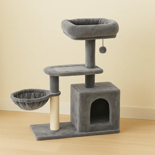 Arbre À Chat Compact Multi - Niveaux - Mon Arbre à Chat